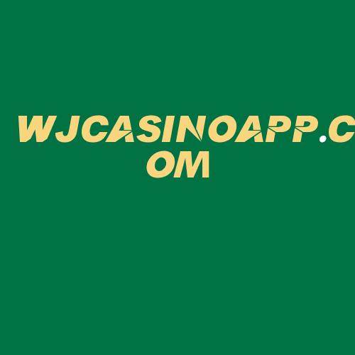 Logo da WJCASINOAPP